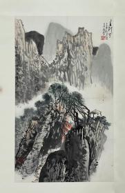 李文信  尺寸  68/41 立轴 （1927.8—2006.3.17）,又名李涛。四川双流人。擅国画。中国美术家协会会员，美协四川省分会理事，四川美术学院绘画系教授，重庆国画院副院长。