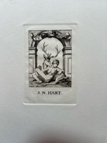 雕版藏书票39-英国皇家御用Stephen Gooden精美藏书票-样票Proof