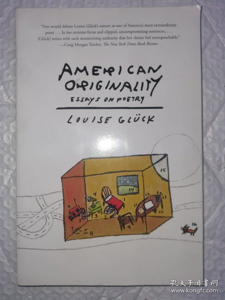 American Originality: Essays on Poetry 美国独创性：诗歌随笔 2020年诺贝尔奖得主露易丝·格丽克 英文原版现货