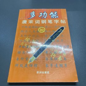 多功能唐宋词钢笔字帖