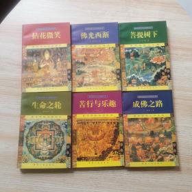 藏传佛教文化现象丛书（拈花微笑，佛光西渐，菩提树下，生命之轮，苦行与乐趣，成佛之路）六本合售