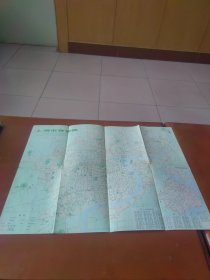 上海市区交通图(1985)、新编上海交通图 附商业网点