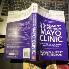 MANAGEMENT LESSONS FROM MAYO CLINIC