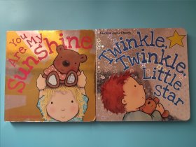 两本 Twinkle Twinkle Little Star (Board Book) 一闪一闪亮晶晶 你是我的阳光 You Are My Sunshine (Caroline Jayne Church)