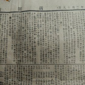 民国新闻报（半张）