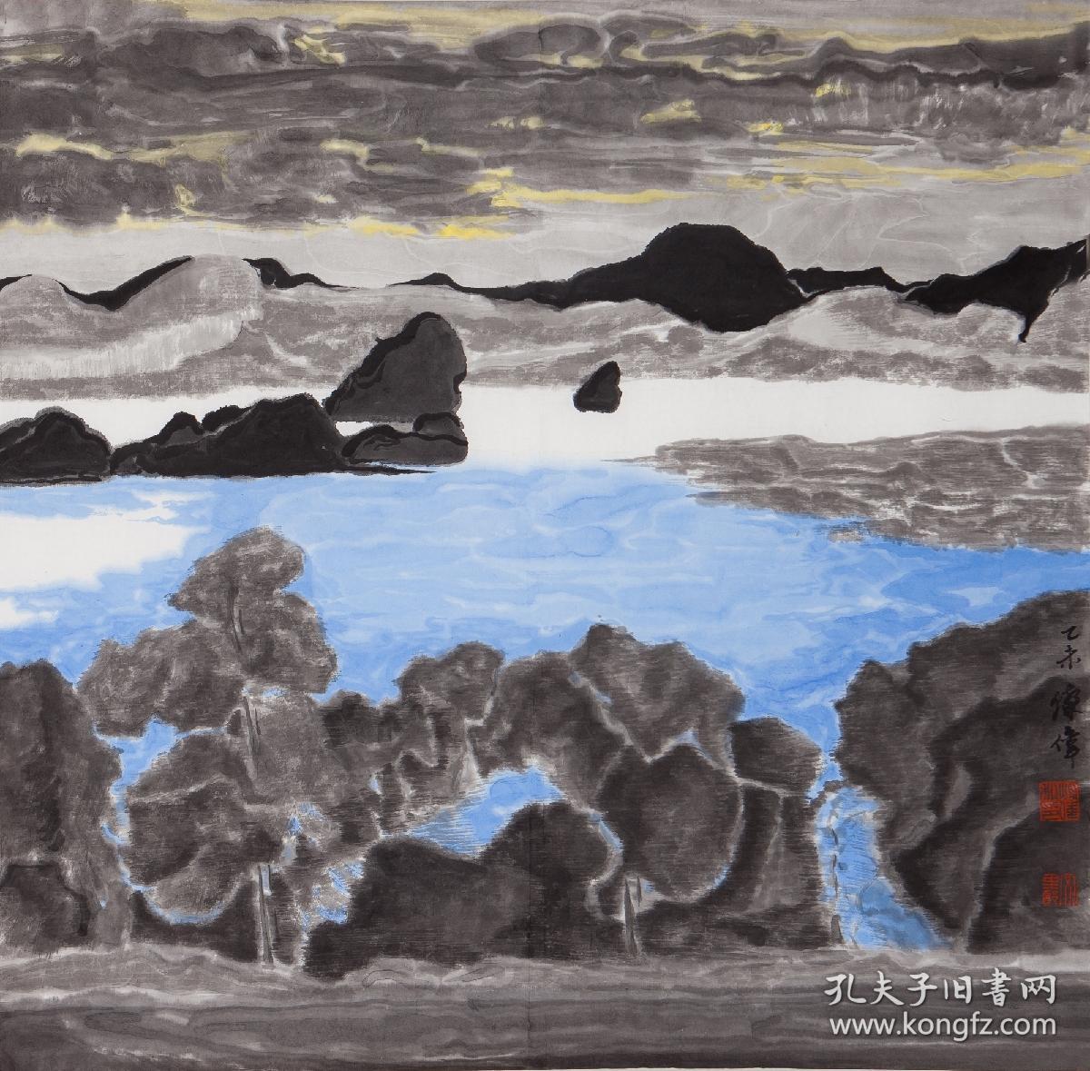 保真书画，展览作品
杨灿伟，   68X68cm
中国艺术研究院美术学博士，清华大学艺术学博士后，中国美术家协会会员，中国文艺评论家协会会员，曾任中央美术学院中国公共艺术研究中心助理研究员，现为中国美术家协会《美术》杂志责任编辑。