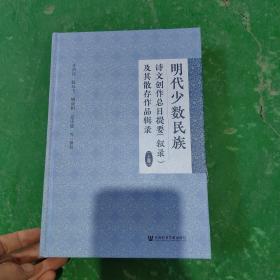 明代少数民族诗文创作总目提要（叙录）及其散存作品辑录（套装全2册）