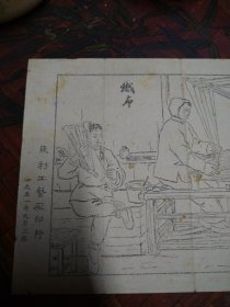 织布 马利工艺厂印行 1951年 画页 十六开