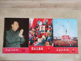 黑龙江画报 1977年 1试刊/创刊号/ 2  全年合售   (创刊号附1977年增刊，中国共产党第十一次全国代表大会)