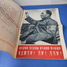 解放军画报1966年第10期：多页毛林像，林像无涂画