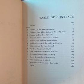 The story of scientist from Galileo to Einstein science scientific history evolution boy scientists  科学的故事 从伽利略到爱因斯坦 英文原版精装 顶部刷红