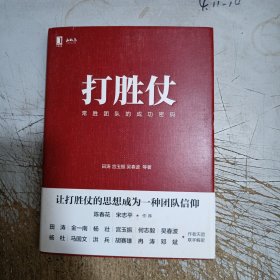 打胜仗:常胜团队的成功密码(封面有压痕，扉页有章九品以上)