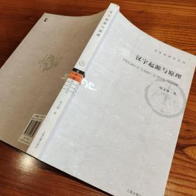 汉字起源与原理：文史哲研究丛刊