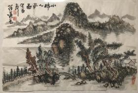 泉州大开元寺方丈山水画