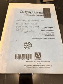 【复印件】Studying Literature The Essential Companion