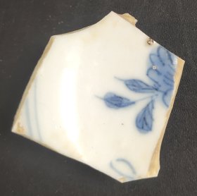 清代青花古瓷片(2)