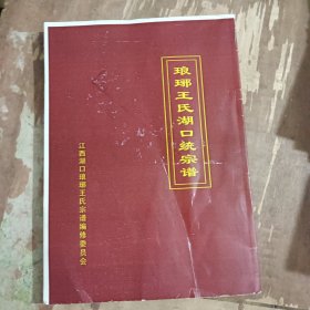 琅琊王氏湖口统宗谱