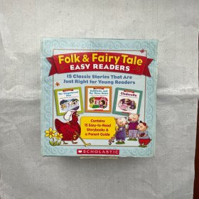 英文原版绘本分级 英文原版 Folk & Fairy Tale Easy Readers Parent Pack: 学乐家庭教材盒 民间故事15册读物+1教师用书 儿童宝宝启蒙故事绘本