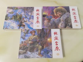 九轩林海雪原(上中下3册全，黑美绢版大精)j