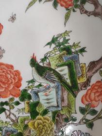 大清康熙年制手绘盘一件，画工精美漂亮