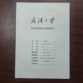 浅谈审美体验时的无限意味（武汉大学哲学学院研究生庞肖狄，课程论文）