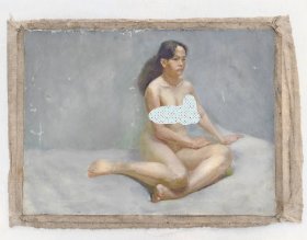 佚名人体艺术油画“女人体”7354
