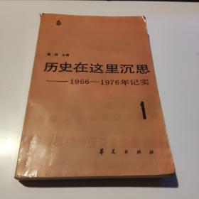 历史在这里沉思：1966-1976年记实(1.2.3.4.6卷) 五本合售