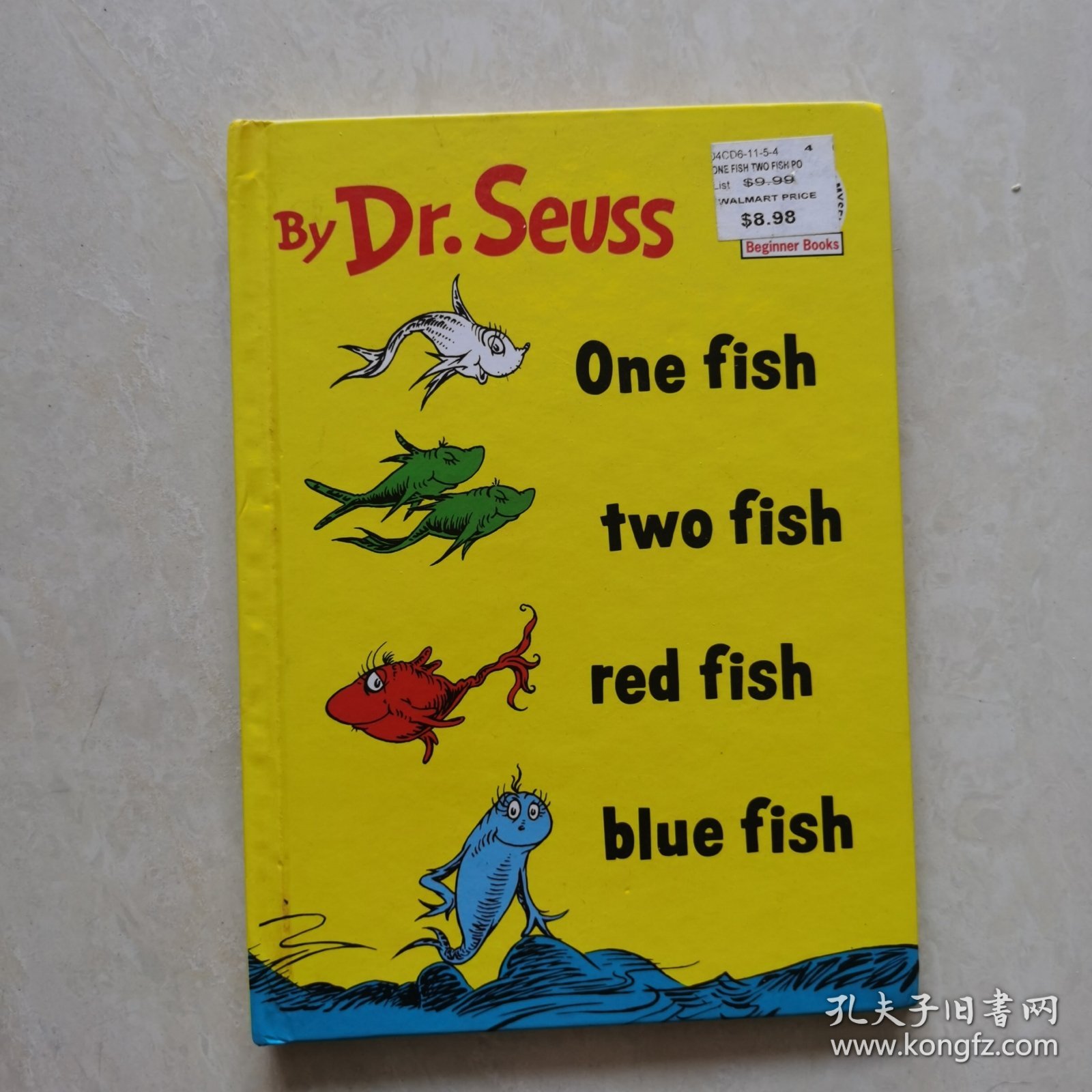 英文原版儿童绘本:One Fish Two Fish Red Fish Blue Fish：Fish, Two Fish, Red Fish, Blue Fish《一条鱼两条鱼红色的鱼蓝鱼》