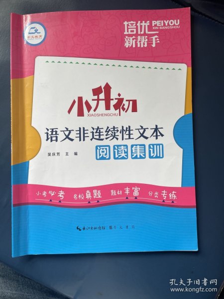 培优新帮手·小升初语文非连续性文本阅读集训