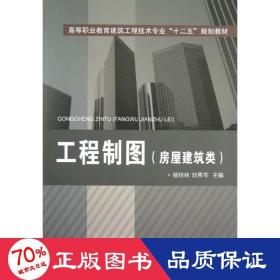 工程制图.房屋建筑类 建筑工程 杨桂林，刘秀苓主编 新华正版