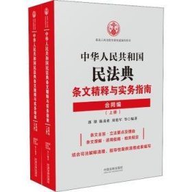 中华人民共和国民法典条文精释与实务指南-合同编(上下)