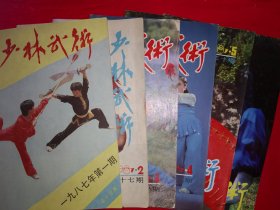 绝版杂志丨少林武术1987年1~6期全（双月刊）详见描述和图片