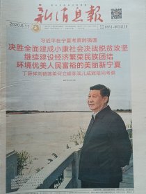 新消息报2020年6月11，考察宁夏