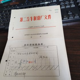第二汽车制造厂（关于执行1987年工资包干具体办法的通知）