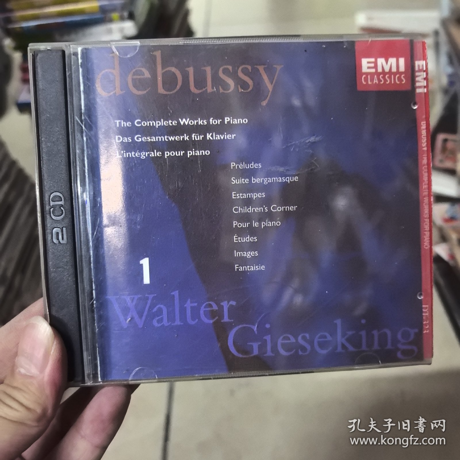 音乐cd debussy