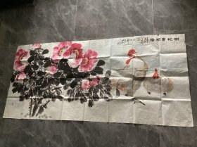 陕西著名画家肖焕先生画作明艳夺昭阳