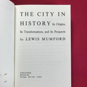 The City in History：Its Origins, Its Transformations, and Its Prospects