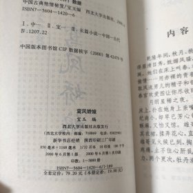 中国古典艳情秘笈：汴京雏凤 霓裳春 风流劫 鸾凤娇娘【四册合售】