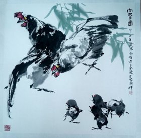 冯智，现为江苏书画艺术研究会副会长、南京美术家协会会员、江苏省美术家协会会员、江苏省花鸟画研究会理事、南京书画院特聘画师、江苏省国画院特聘参展画家，金陵老年大学特聘教授、神韵书画院会员。花鸟1一幅68x68纸本托片。保真包退。
