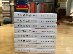 兴隋传：之一五虎断魂枪、之二智收鱼俱罗、之三桃源山落草、之五宇文成都下山、之六尚司朗受宝、之七嘉获雷豹、之十血溅鸣关、之十二金刀左天成（八册合售）精装 连环画