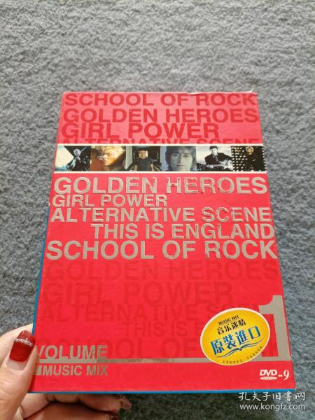 【DVD】DOLDEN HEROES GIRL POWER ALTERNATIVE SCENE THIS IS ENGLAND SCHOOL OF ROCK 5碟装