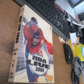 NBA LIVE2005游戏光盘2CD有说明书