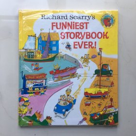 Richard Scarry's Funniest Storybook Ever  斯凯瑞童书：最有趣的故事书  精装 大开本  12开