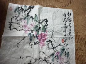 上海香梅画院院长，著名画家钱君萄弟子范长江画一幅