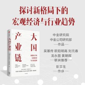 全新正版 大国产业链 中金公司研究部，中金研究院 9787521752212 中信出版社