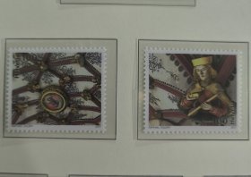 瑞士邮票：2017 伯尔尼大教堂拱形屋顶500周年 新 2全 外国邮票