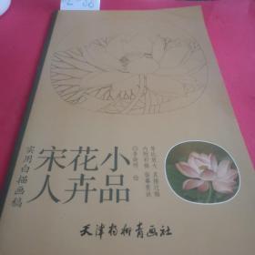 实用白描画稿：宋人花卉小品