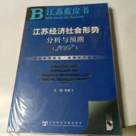 江苏经济社会形势分析与预测（2007）/江苏蓝皮书