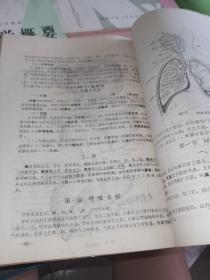 刊授大学教材病理学、生理学、医用微生物学、医古文、组织学概要、人体解剖学共6本合售