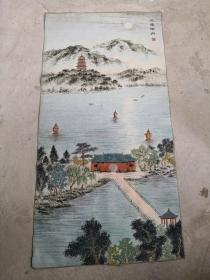 织锦绣：未装裱 
编号: GHA061
尺寸：60×120cm 
实物拍摄